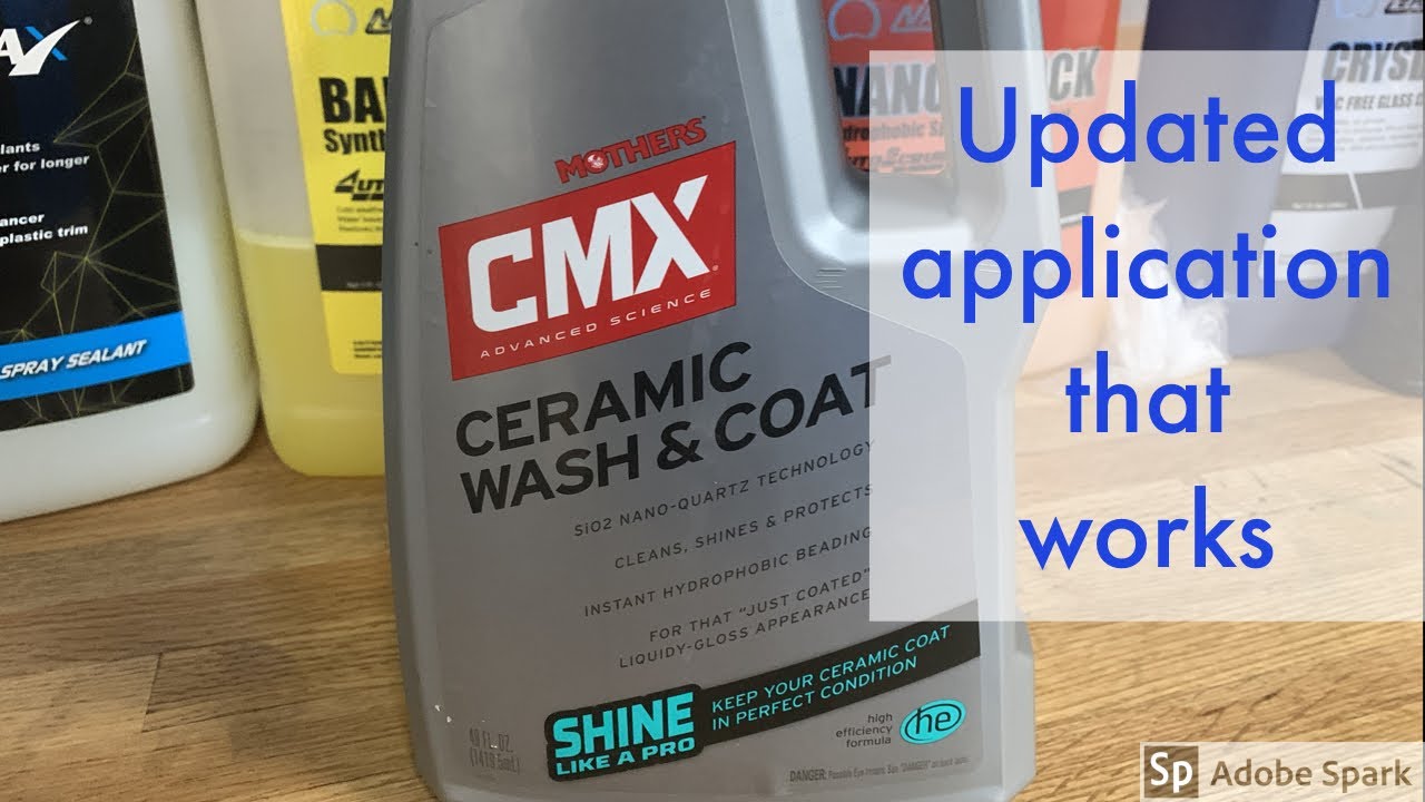 Updated Application Mothers CMX Ceramic Wash & Coat YouTube