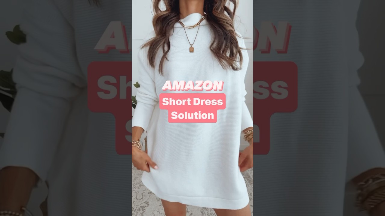 ✨Short Dress Solution - shop my lace slips on my Amazon Storefront - link in bio 
