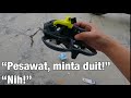 Bagi-bagi THR Pakai Drone [Vlog di Kampung Halaman]