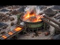 Inside a Massive Steel Factory: How Iron Ore Is Transformed Into Wire Rods (Full Industrial Process)