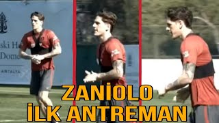 Ni̇colo Zani̇olo Galatasaray İle İlk Antremanina Çikti