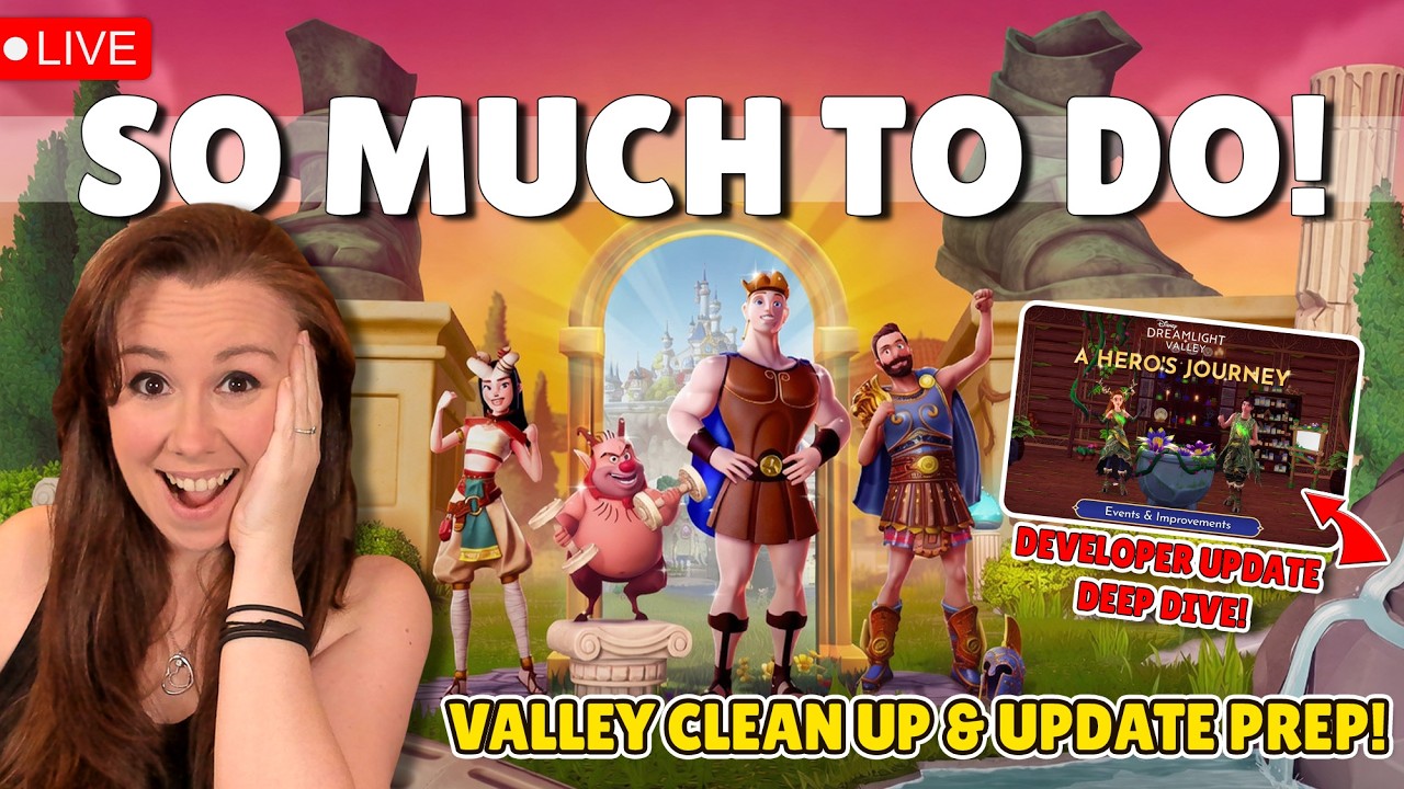 Questing, Cleaning, Update PREP + Developer Update Deep Dive! | Dreamlight Valley Chaos! ✨