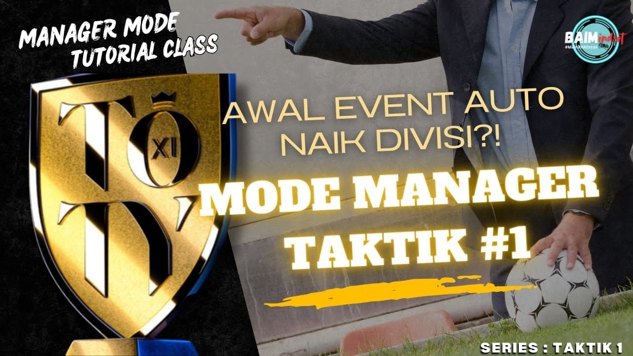 Awal Event Auto Naik Divisi?! Taktik Mode Manager FC Mobile di Era TOTY 2026 | Taktik #1