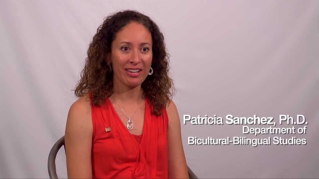 Patricia Sanchez, Ph.D. - UTSA Bicultural, Bilingual Studies - YouTube