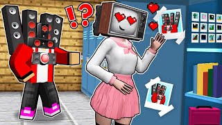 Tv Woman Became A School Fan Of Jj Jj And Mikey - High School Love Story In Minecraft - Maizen