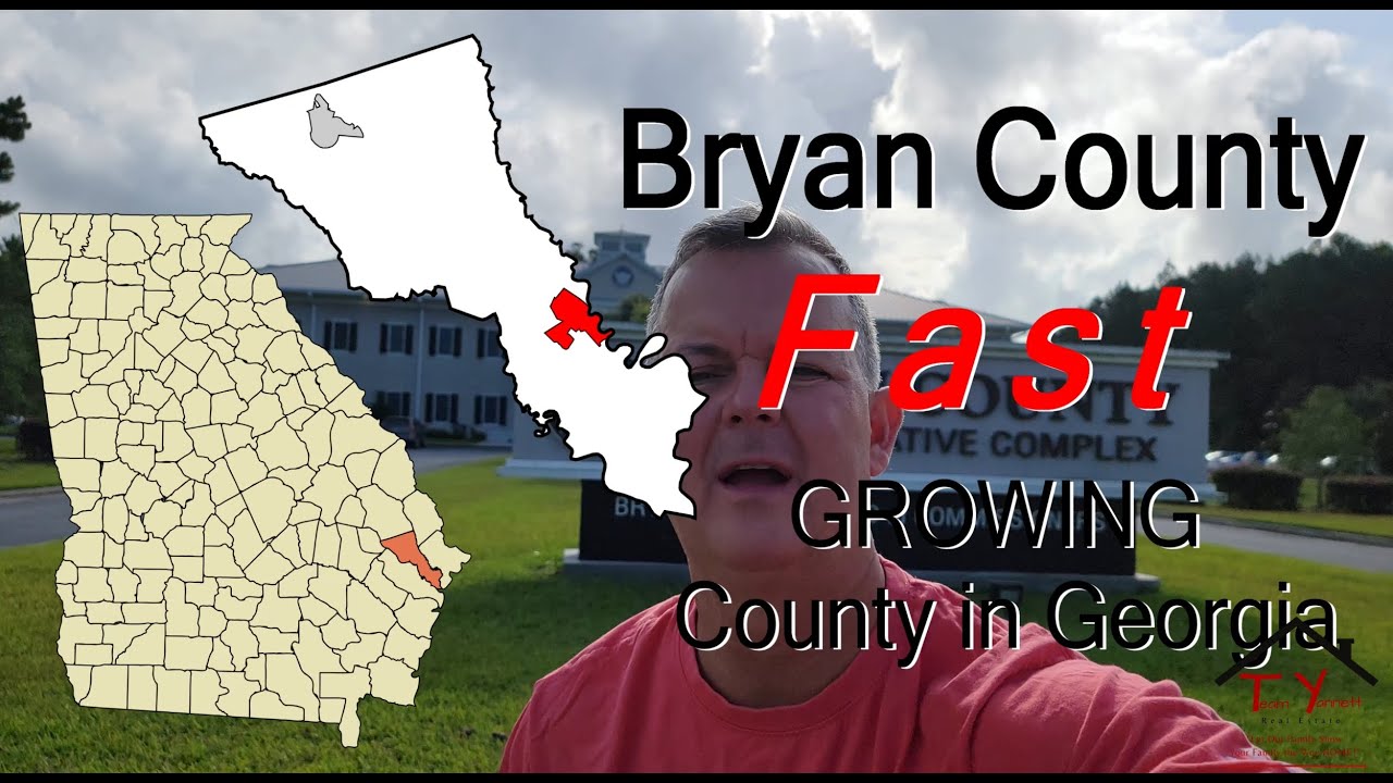 Fastest Growing County In 6th Fast in USA Bryan County New