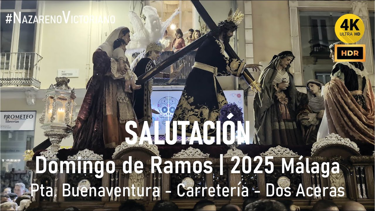 SALUTACIÓN | Puerta Buenaventura - Álamos - Dos Aceras | Semana Santa Málaga 2025 | AM San Lorenzo