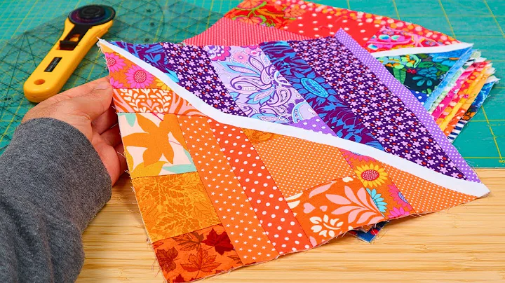 How I Turned Hundreds of Scraps into a NEW Quilt! (Extreme scrap-busting project!)