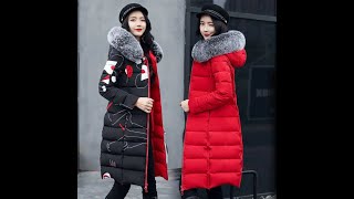 2020 зимнее женское пальто с капюшоном меховым воротником утолщенная теплая длинная куртка