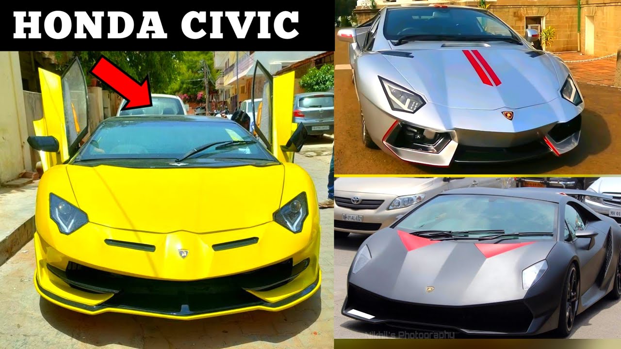 TOP 5 Lamborghini Replica | Honda Civic Modified to Aventador | Part 2