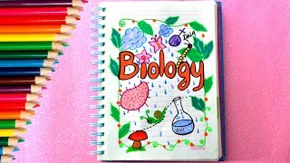 ✅ ¡School Subjects! Doodles :How to Decorate your Notebooks de BIOLOGY! DIY School Supplies 2019