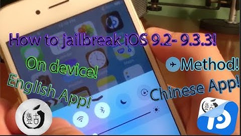 How to jailbreak iOS 9.2- 9.3.3 Semi-Tethered on device! (Airplane Mode method)