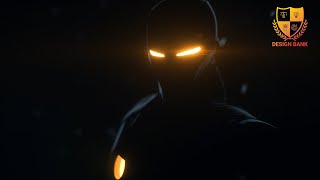 ID #1045 - Iron Superhero Logo Animation Intro Reveal - Design Bank Logo Animation