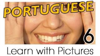 ⁣Learn Brazilian Portuguese with Pictures -- Facial Features