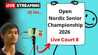 Day 2 Court 8 | Open Nordic Senior Championship 2026