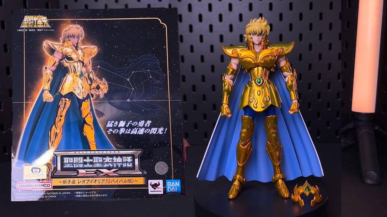 Leo Myth Cloth Gold Ex Revival Anniversary edition Bandai - YouTube