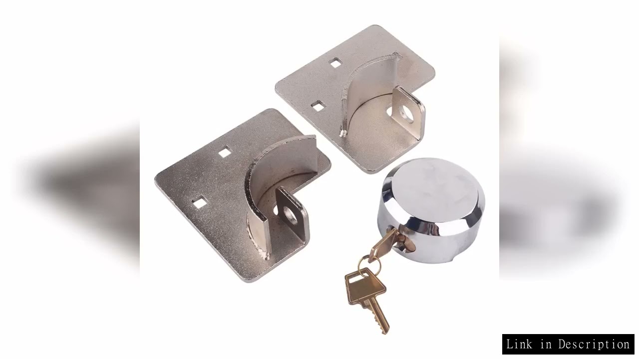 Hidden Shackle Padlock and Hasp Includes Bolts-Heavy Duty RV or Van Lock-Vending Machines and Storag