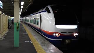新潟駅　E653系　特急しらゆき10号　8番線発車