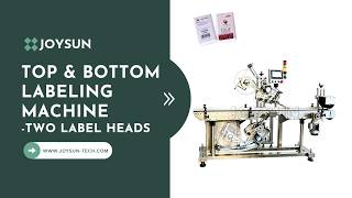 Top and Bottom Labeling Machine