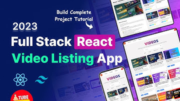 Full Stack Video Listing App: React Js , Tailwind css | React Beginner Tutorial