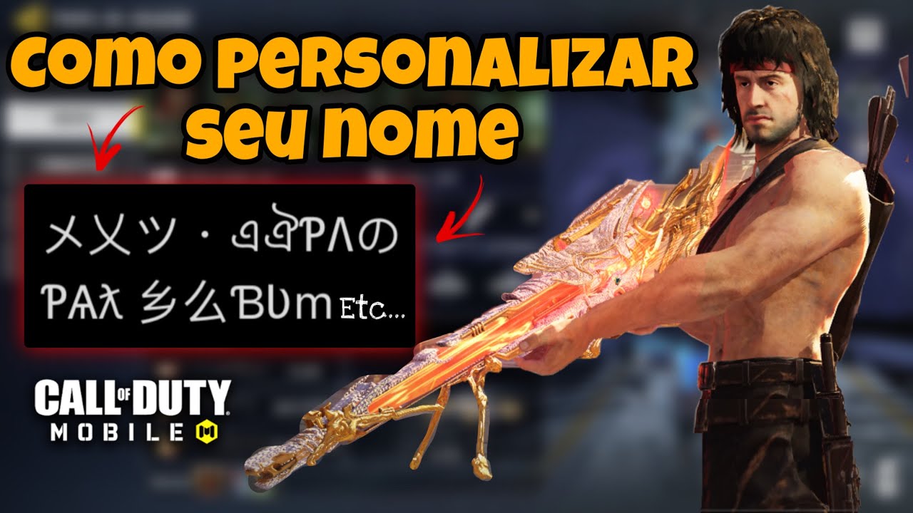 COMO COLOCAR SÍMBOLOS NO NICK (NOME) NO CALL OF DUTY MOBILE (CODM ...