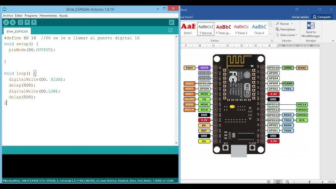 Esp8266 Nodemcu Blinking A Led Youtube Simple LED Control Using