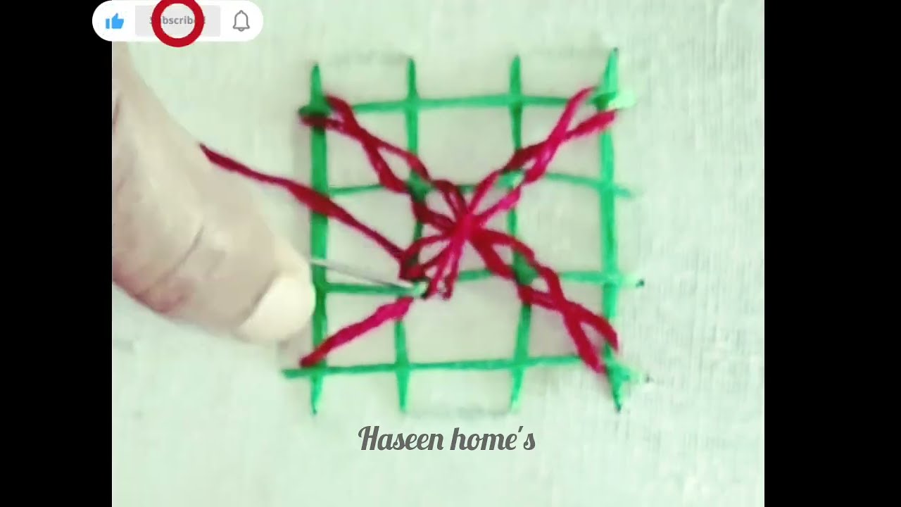 👌Embroidery Magic Fabric Flower on|Watch This Flower Bloom wth Needle& Thread#video#viral#embroidery