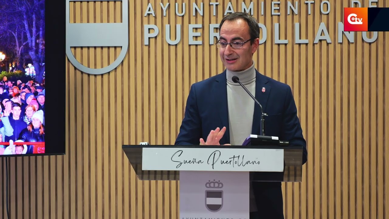 🔴El concejal de Festejos defiende la Navidad de Puertollano y responde a las críticas del PSOE