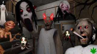 ZOMBIE GRANNY GAMES | LAST DAY CIGARETTE HOUSE FULL GAMEPLAY 😱😱 #granny #horror #gaming 