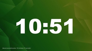 10 minutes 51 seconds [651 secs] clock timer countdown || Alarm Focus