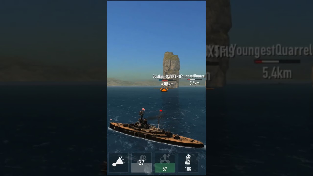 [Battle of Warships] HMS Royal Sovereign -vs- Admiral Hipper....😂🔥