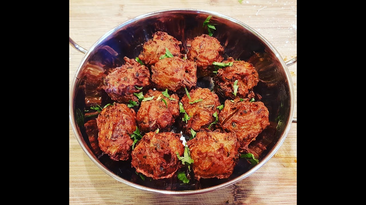 Madras Style Onion Bhaji Bites Steven Heap YouTube