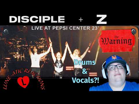 She Sings Too??? | The Warning - Disciple + Z Live @ Pepsi Center '23 (double first listen reaction)