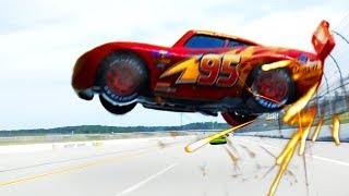 Toy disney pixar diecast cars recreate mcqueen's crash scene. can dr.
mater save lightning mcqueen? please subscribe for more fun videos!
https://www....