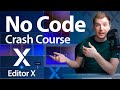 Nocode crash course in 2 hours  wix studio previously editor x