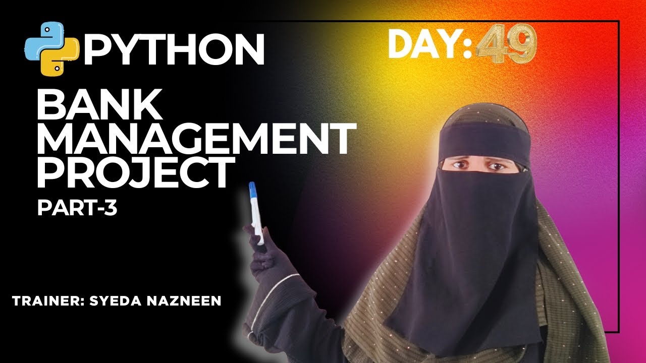 python banking project part - 2 | beginner python... Python Bank Project — Day 49 - YouTube