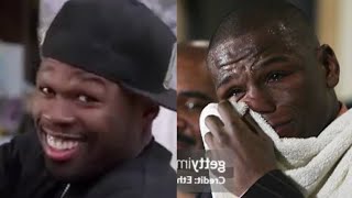 50 Cent Reacts to Floyd Mayweather being Broke after Lying About Buying 62 Buildings for $402M in NY