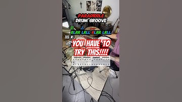 Improve Your Drumming with THIS Paradiddle DRUM Groove EXERCISE #drums