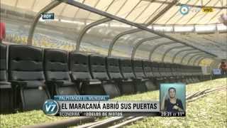 Visión 7 - Brasil 2014: El Maracaná abrió sus puertas - YouTube