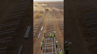 Solar Farm Construction Timelapse ☀️ | From Empty Land to Clean Energy Mega Project #SolarFarm