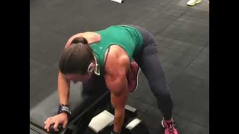 Dumbbell Row drop set