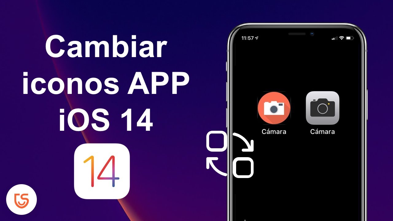 Cómo cambiar los iconos de las Apps en iOS 14 - YouTube