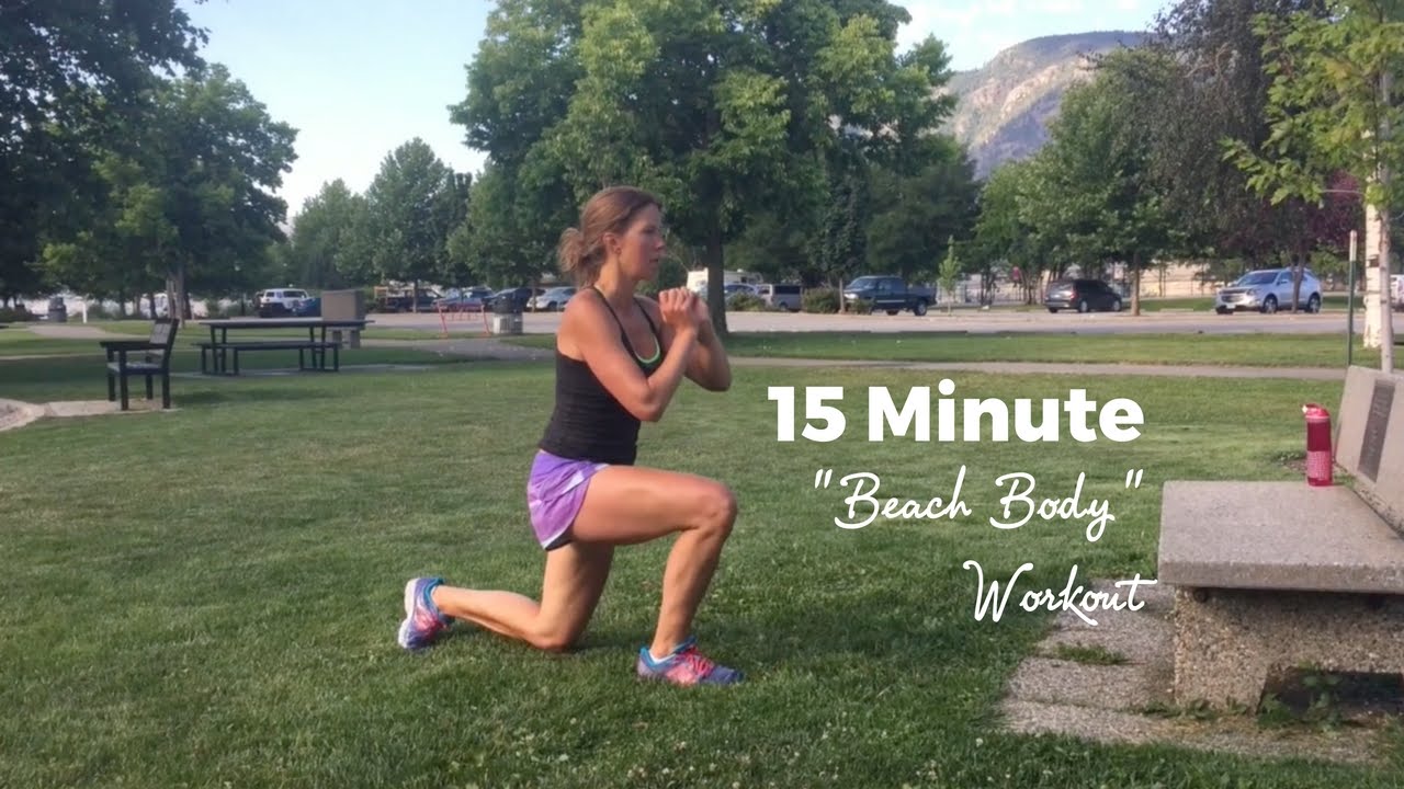 15 Minute "Beach Body" Workout YouTube