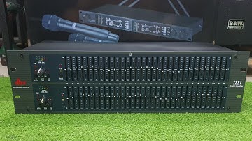 Equalizer dbx 1231 bãi, Cân chỉnh Âm thanh rất hay || Mạnh Thời Audio