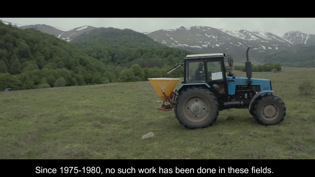 Pasture rehabilitation in Margahovit community, Lori region