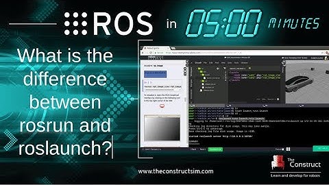 [ROS in 5 mins] 008 - What is the difference between rosrun and roslaunch