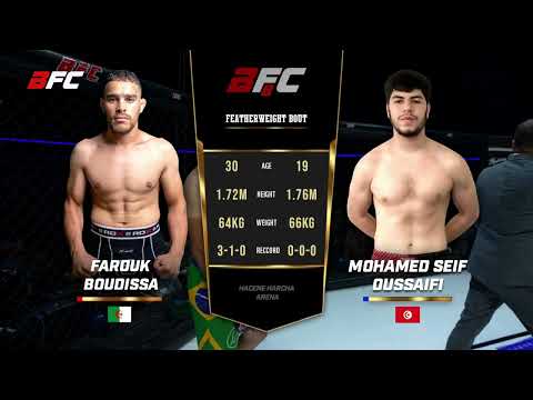 BFC8 Farouk BOUDISSA VS Mohamed Seif OUSSAIFI