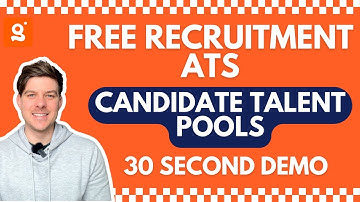 How To Create Candidate Talent Pools In 30 Seconds!