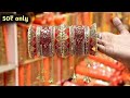 सस्ती और सबसे अच्छी चूड़ियाँ || Metal, brass, काँच, सीप, etc wholesale market || cheapest bangles