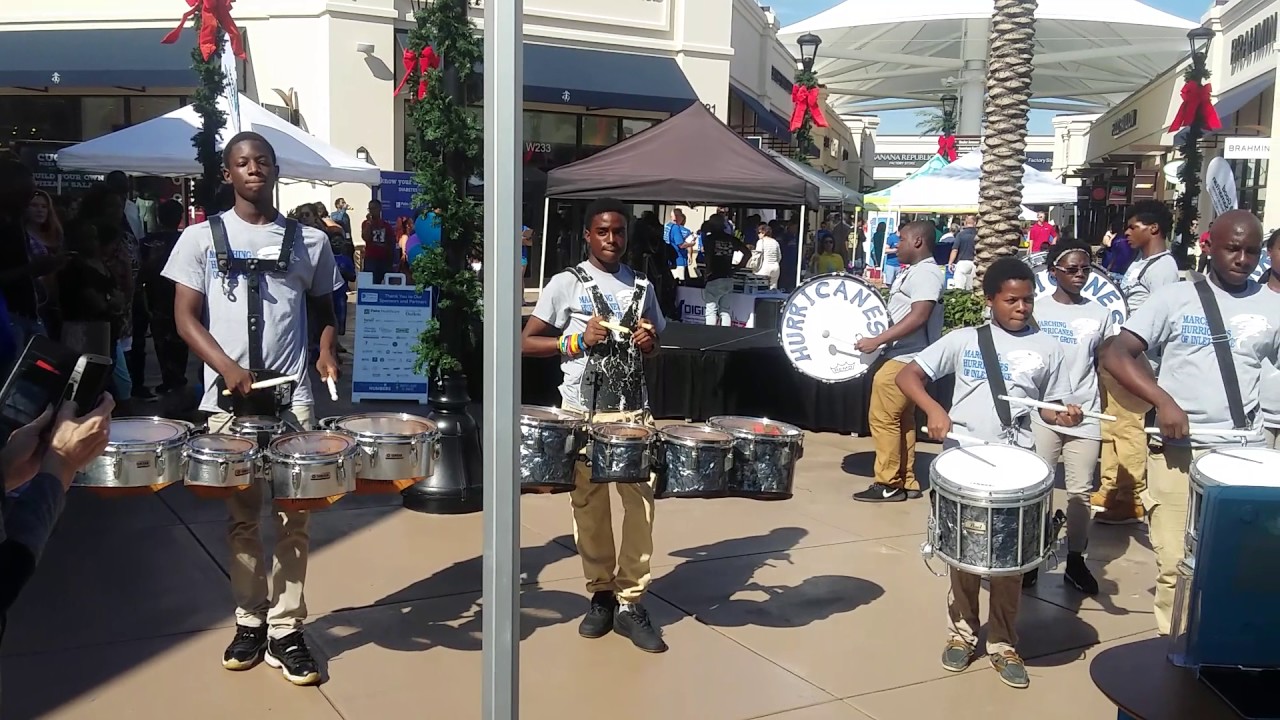 Inlet Grove Drum line (At the palm beach outlet) - YouTube
